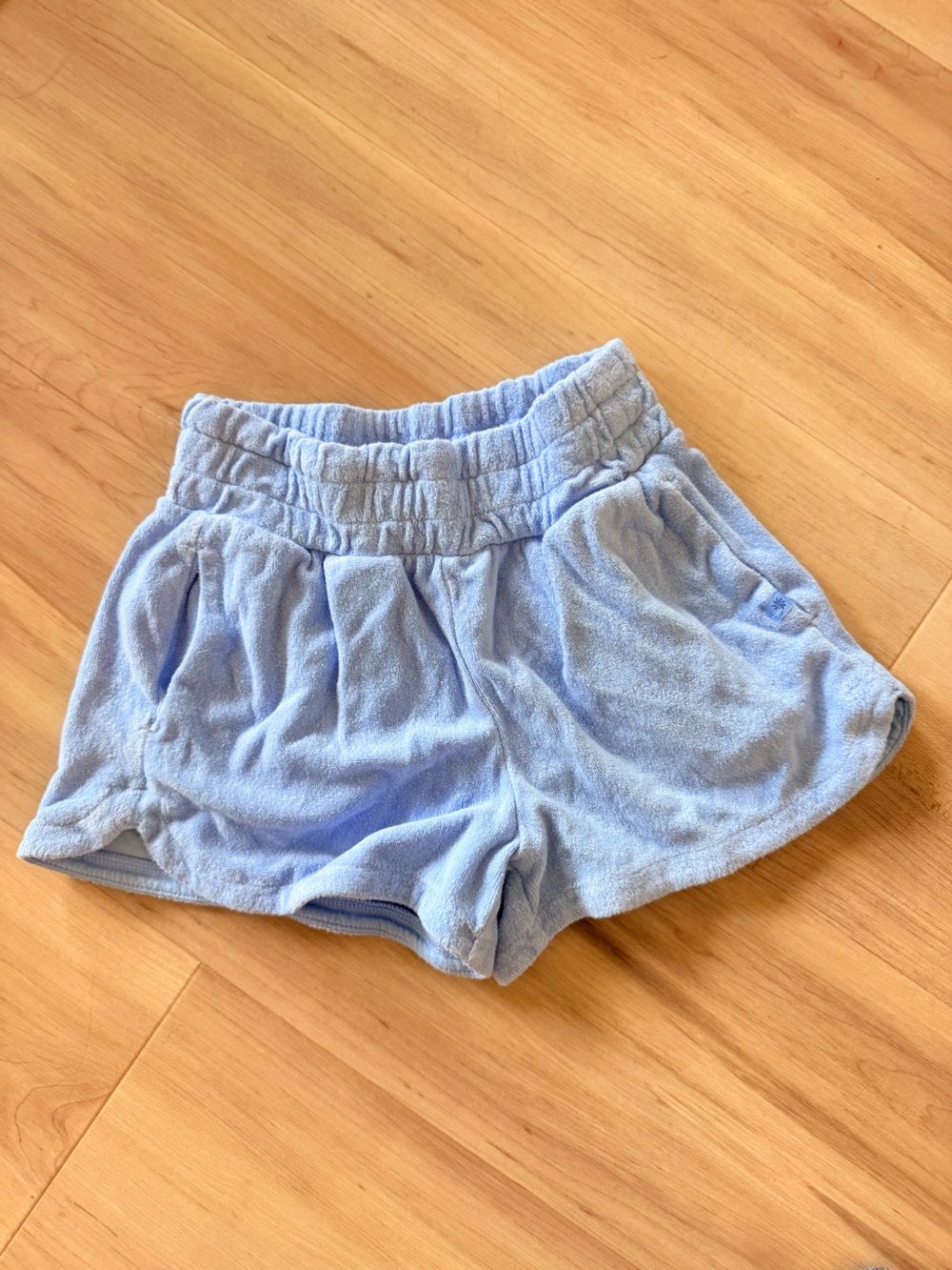 Athleta Light Blue Terry Shorts for Kids